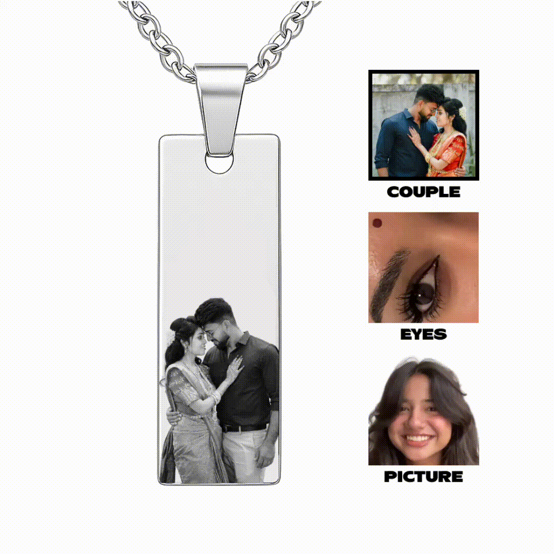 Photo Engraved Necklace