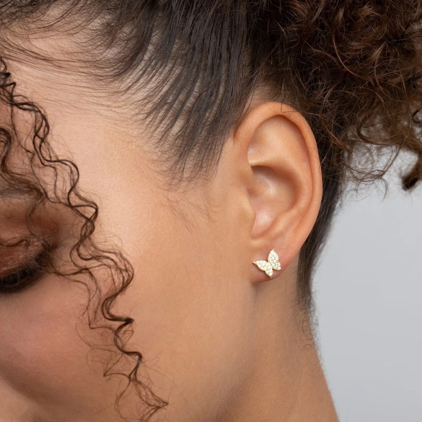 Butterfly Stud Earring